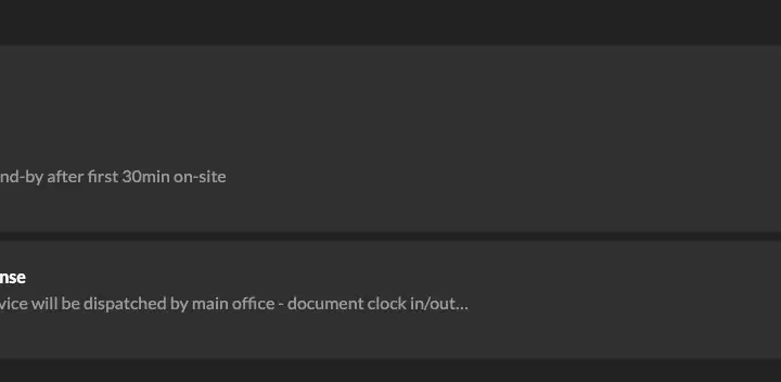 Services List