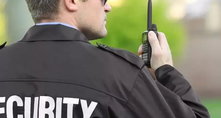 Security Guard Calling Dispatch
