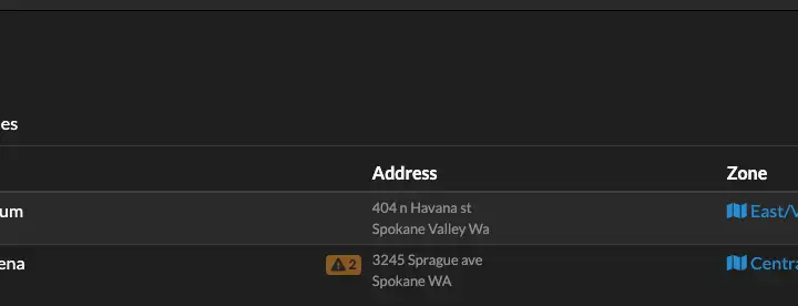 Portal User option on locations context menu.