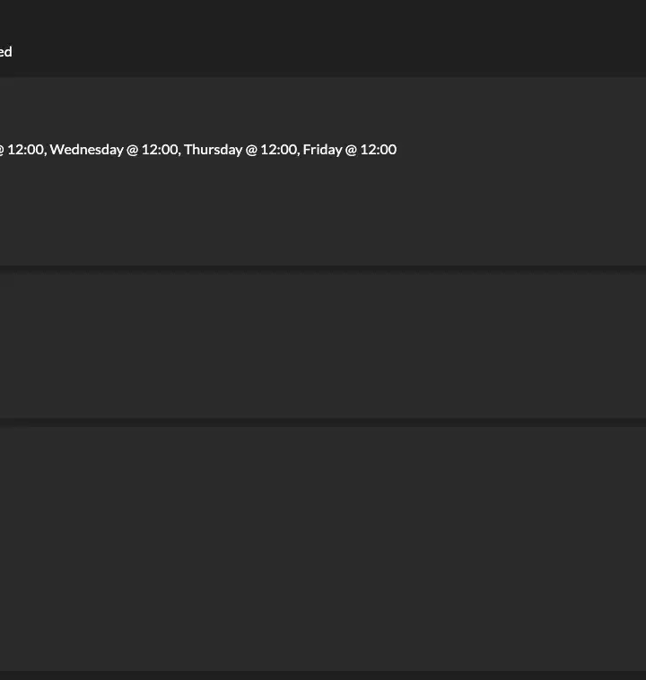 Active Task List, all have been completed.