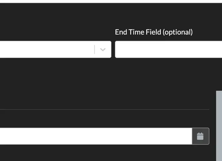 Report Entries Form Builder, Set Time field is checked