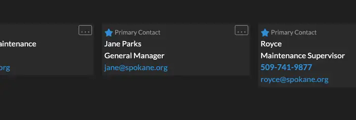 Contacts List