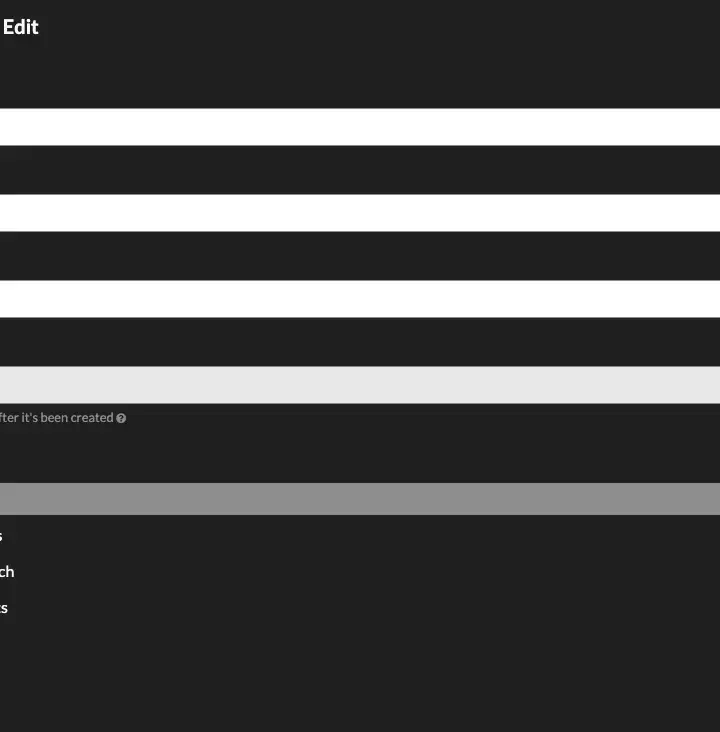 New Portal User form.