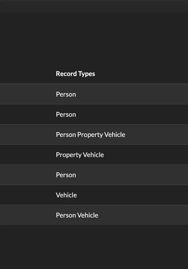 Record flags configuration
